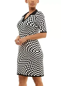Johnny Collar Knit Dress