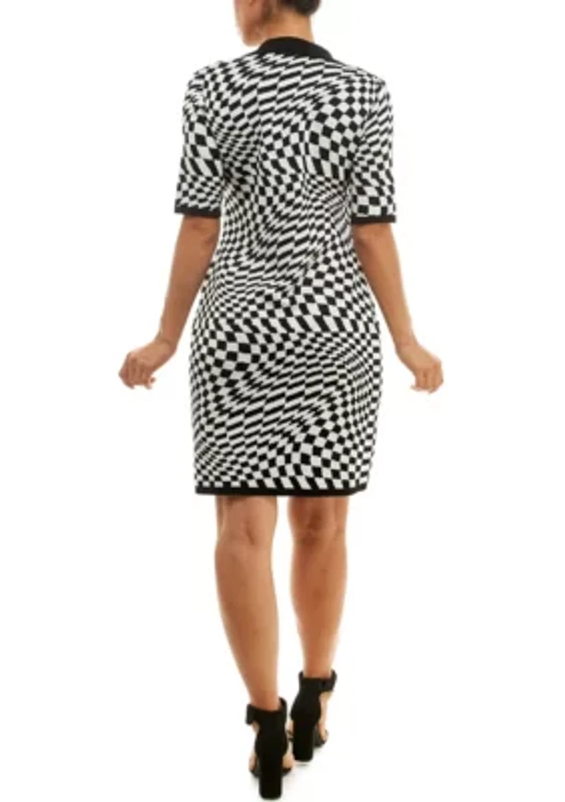 Johnny Collar Knit Dress