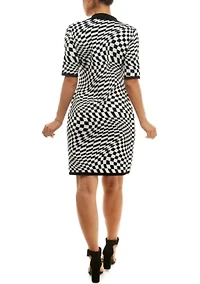Johnny Collar Knit Dress