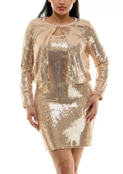 2PC Sequin and Bolero Set