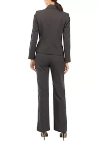 TONAL PINSTRIPE TWO BUTTON JACKET AND KATE PANT