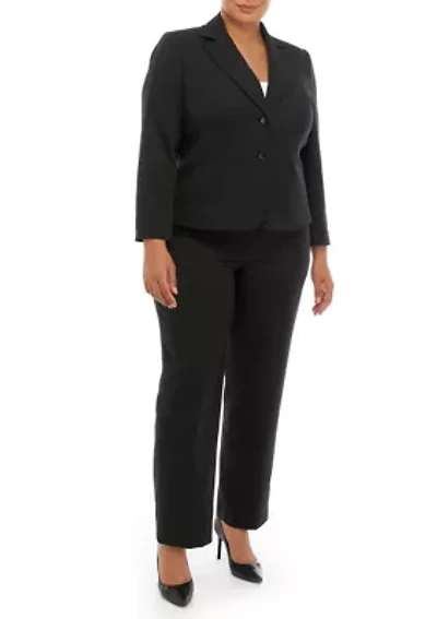 TONAL PINSTRIPE TWO BUTTON JACKET AND KATE PANT