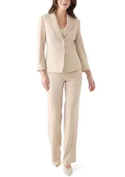 Two-Button Jacket & Extended Tab Waist Pant Suit