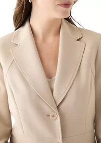 Two-Button Jacket & Extended Tab Waist Pant Suit