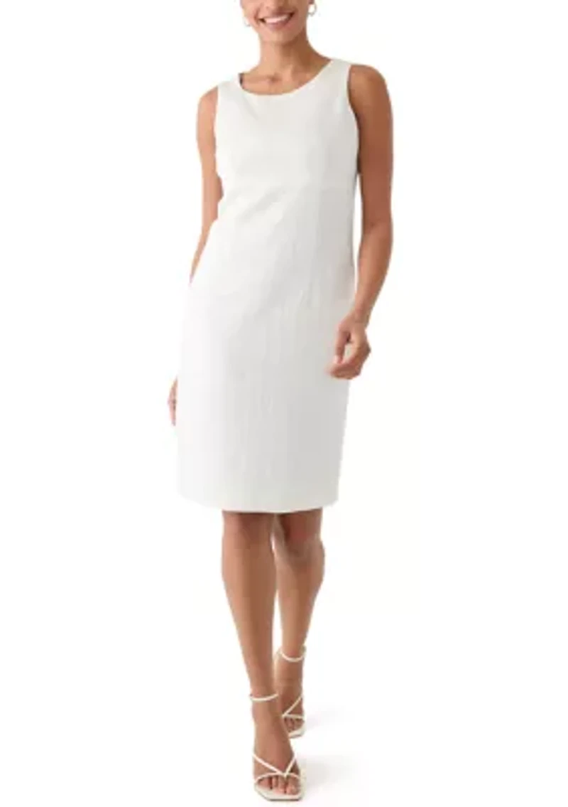 Collarless Topper & Empire Seam Dress