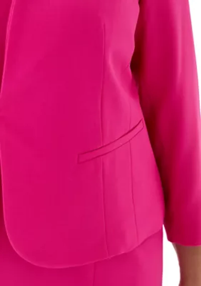 Plus Cutout Kissing Jacket & Sheath Dress Suit