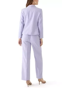 1 BTTN SHAWL COLLAR JCKT & PULL ON PNT