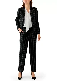 Two Button Jacket & Fly Front Pant