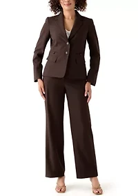 Four Pocket Jacket & Wide Leg Pant