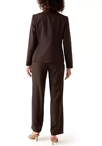 Four Pocket Jacket & Wide Leg Pant