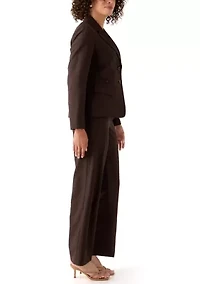 Four Pocket Jacket & Wide Leg Pant
