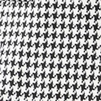 Houndstooth Jacket with Flap Pockets & Skirt