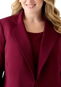 Long Coat & Basic Sheath Dress