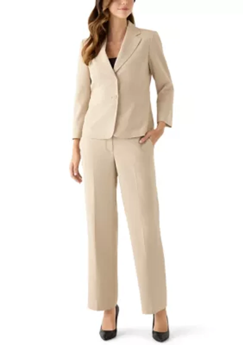 Two Button Inset Waist Jacket & Trouser Pant