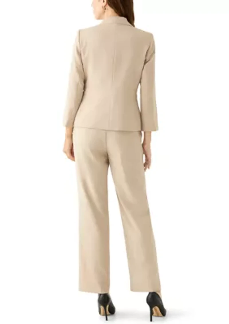 Two Button Inset Waist Jacket & Trouser Pant