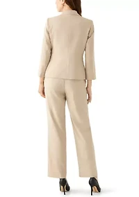 Two Button Inset Waist Jacket & Trouser Pant