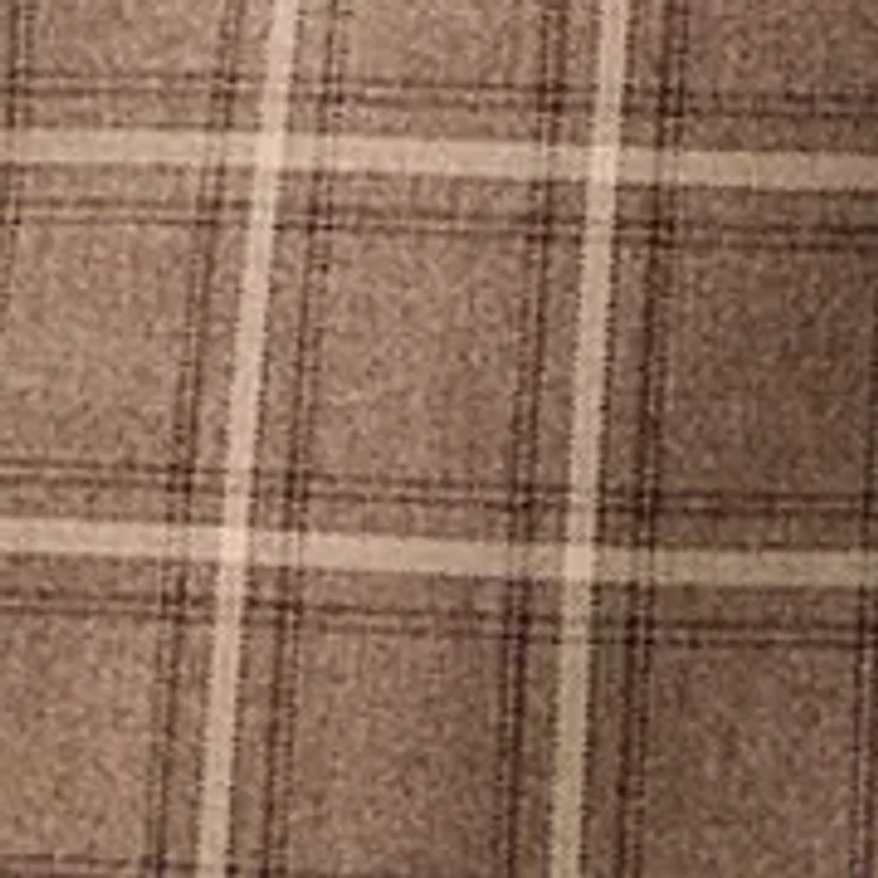 Plaid Trench & Wide Leg Pant