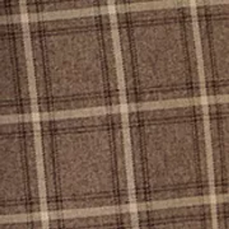 Plaid Trench & Wide Leg Pant