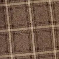 Plaid Trench & Wide Leg Pant