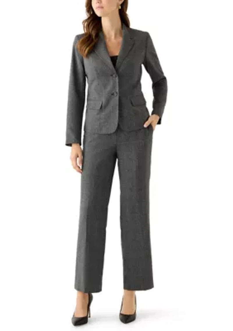 Two Button Jacket & Fly Front Pant