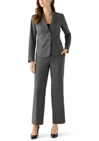 Two Button Jacket & Fly Front Pant