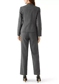 Two Button Jacket & Fly Front Pant