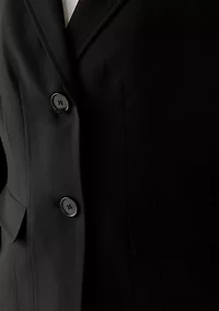 Two Button Seamed Jacket & Slim Pant