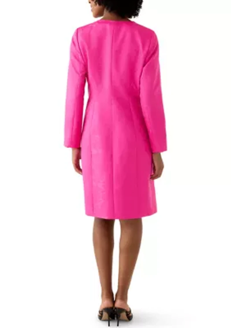 Jacquard Topper & Sheath Dress