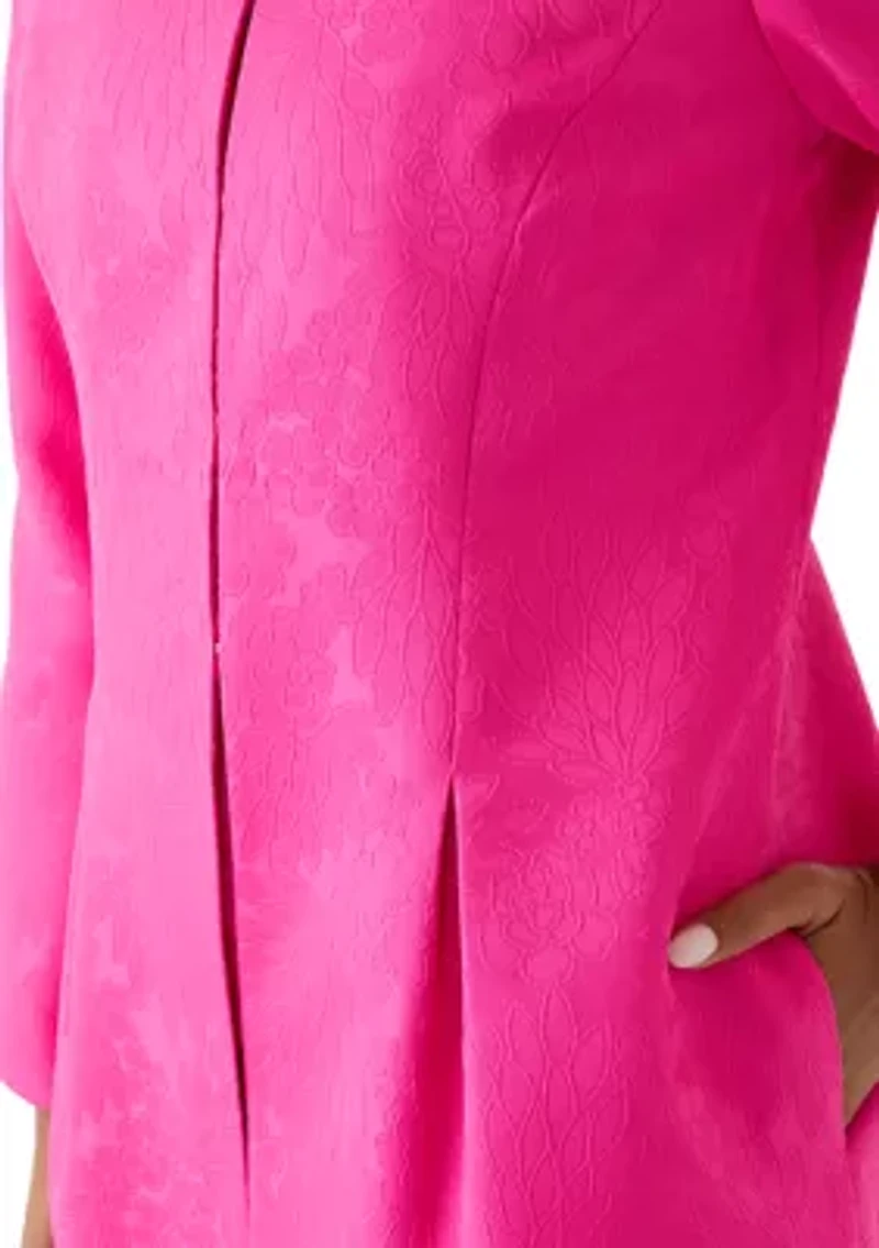 Jacquard Topper & Sheath Dress