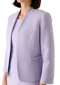 Jacquard Open Cardigan and Dress