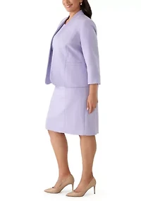 Jacquard Open Cardigan and Dress
