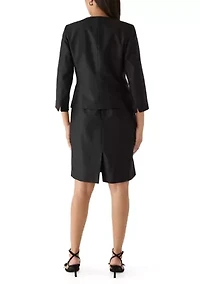 Shantung Jacket and Sheath Dress