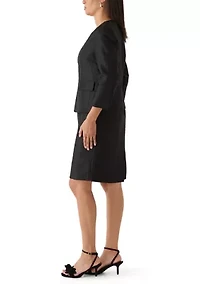 Shantung Jacket and Sheath Dress