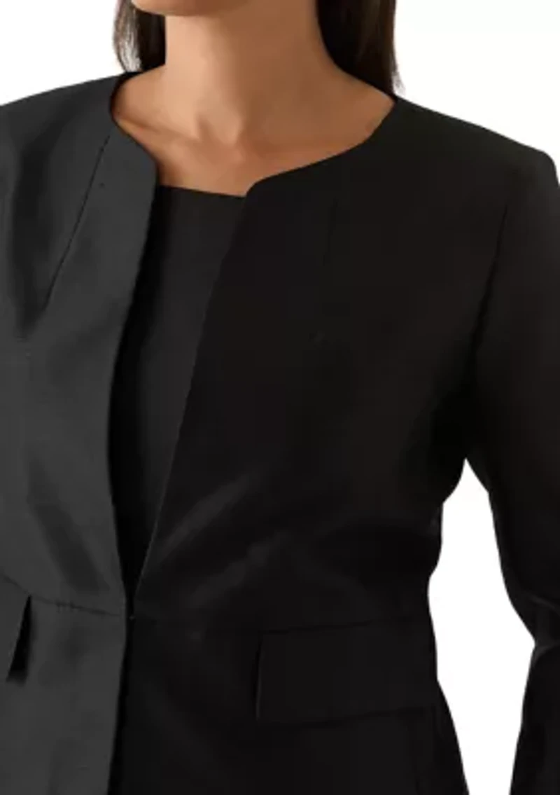 Shantung Jacket and Sheath Dress