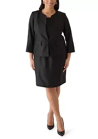 Shantung Jacket and Sheath Dress