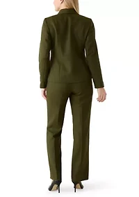 Melange Two Button Shawl Jacket and Pant