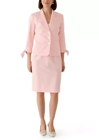 Seersucker Jacket and Skirt