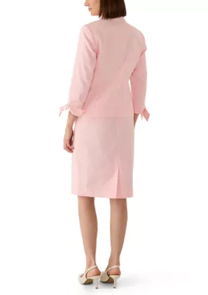 Seersucker Jacket and Skirt