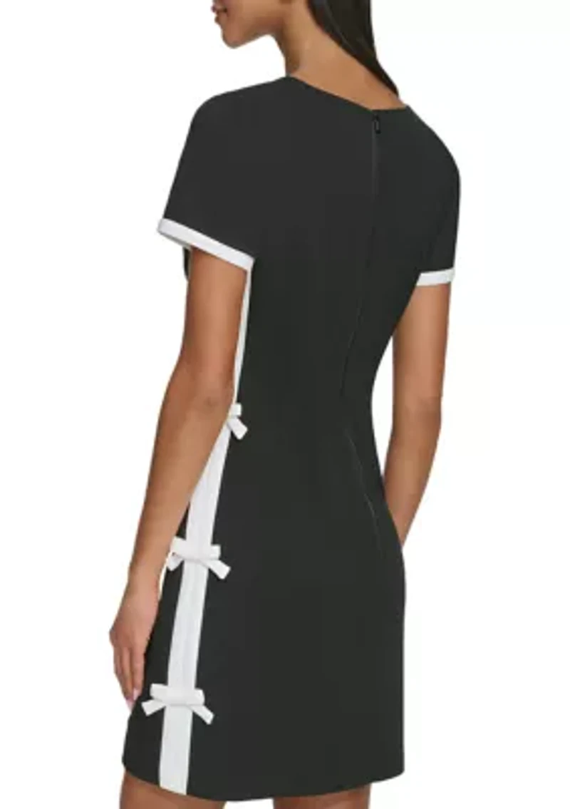 Women's Solid Square Neck Dress