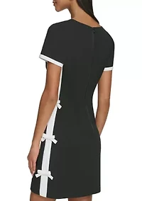 Women's Solid Square Neck Dress