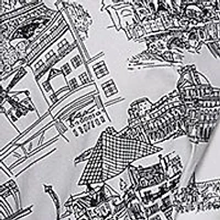 Women's 3/4 Sleeve Printed Shirtdress