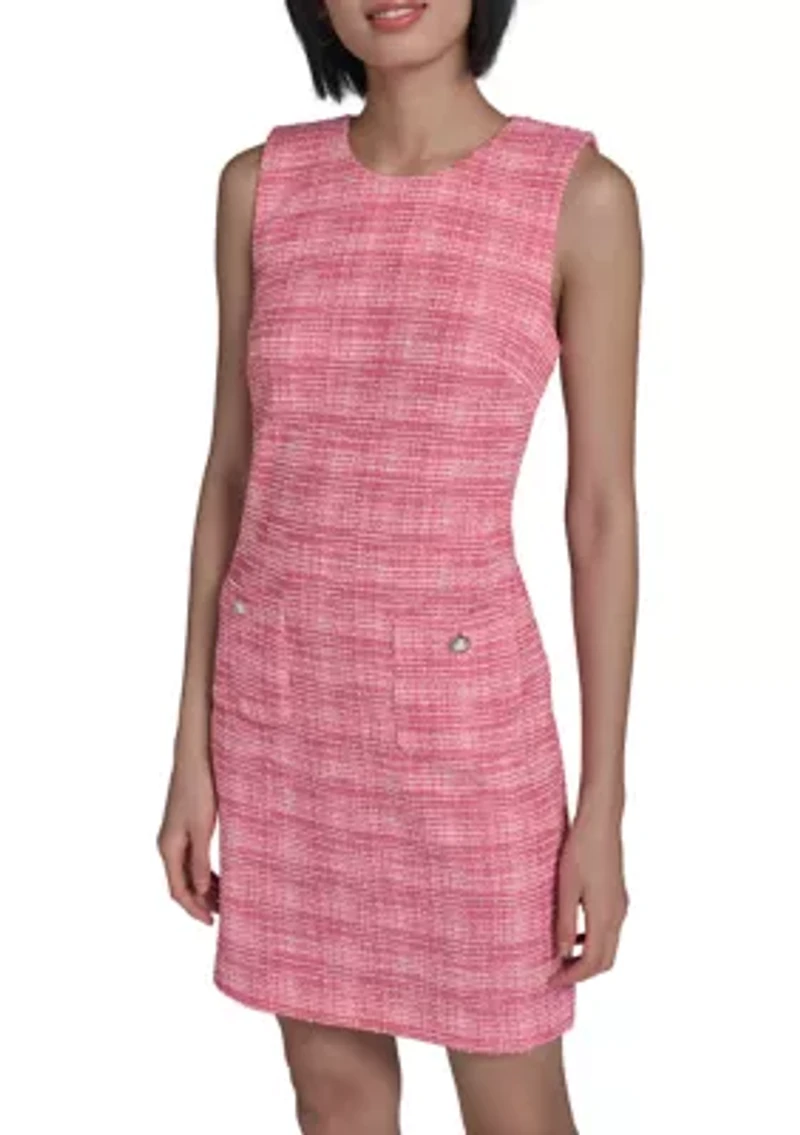 Men's Knit Tweed Sheath with Front Pockets