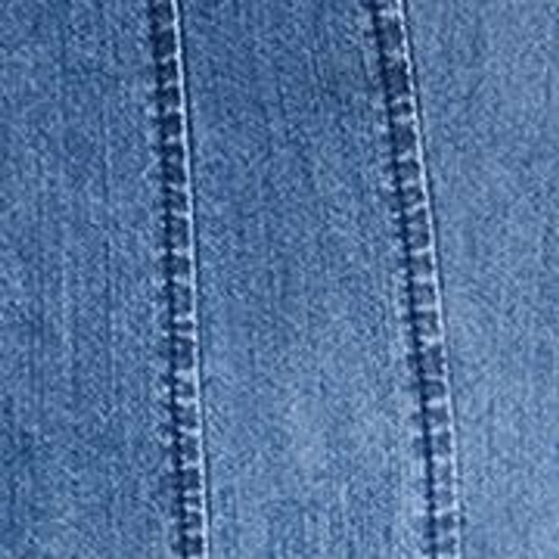 Women's Chambray Midi Dress with Bow Pins