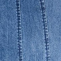 Women's Chambray Midi Dress with Bow Pins
