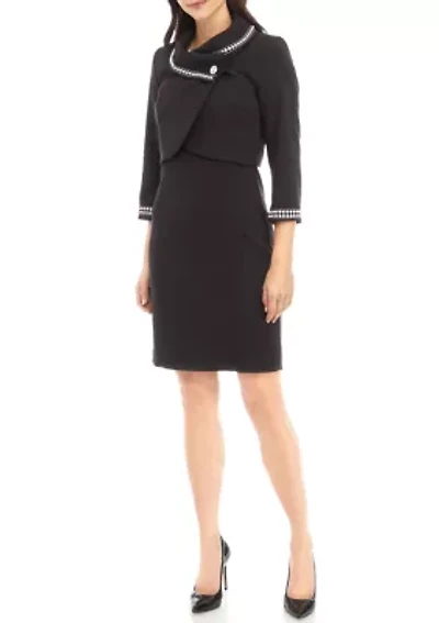 Nested Suit, Beaded Jacket and Dress