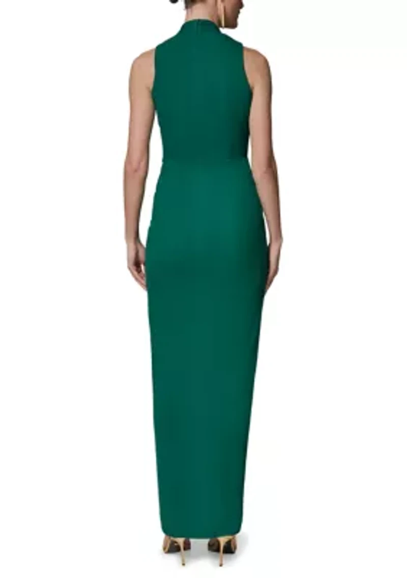 Women's Sleeveless V-Neck Maxi Dress