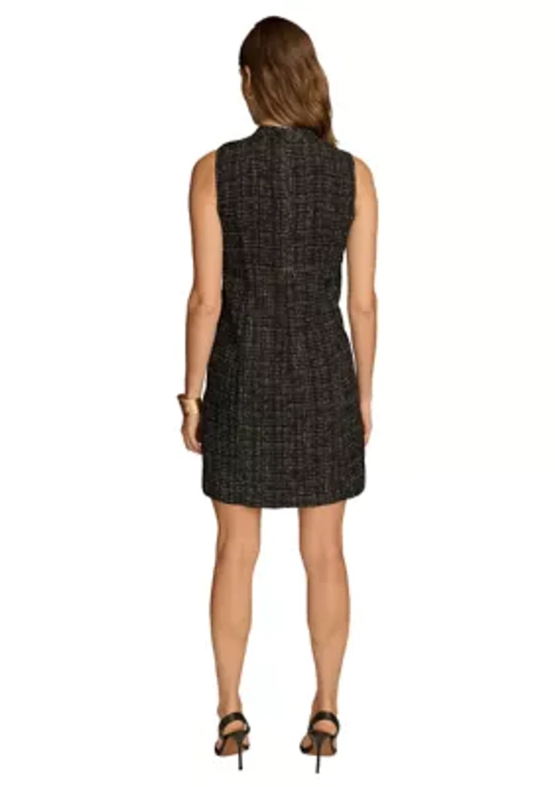 Women's Mock Neck Sheath Dress