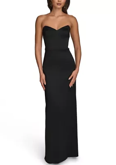Women's Strapless Column Gown