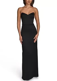 Women's Strapless Column Gown