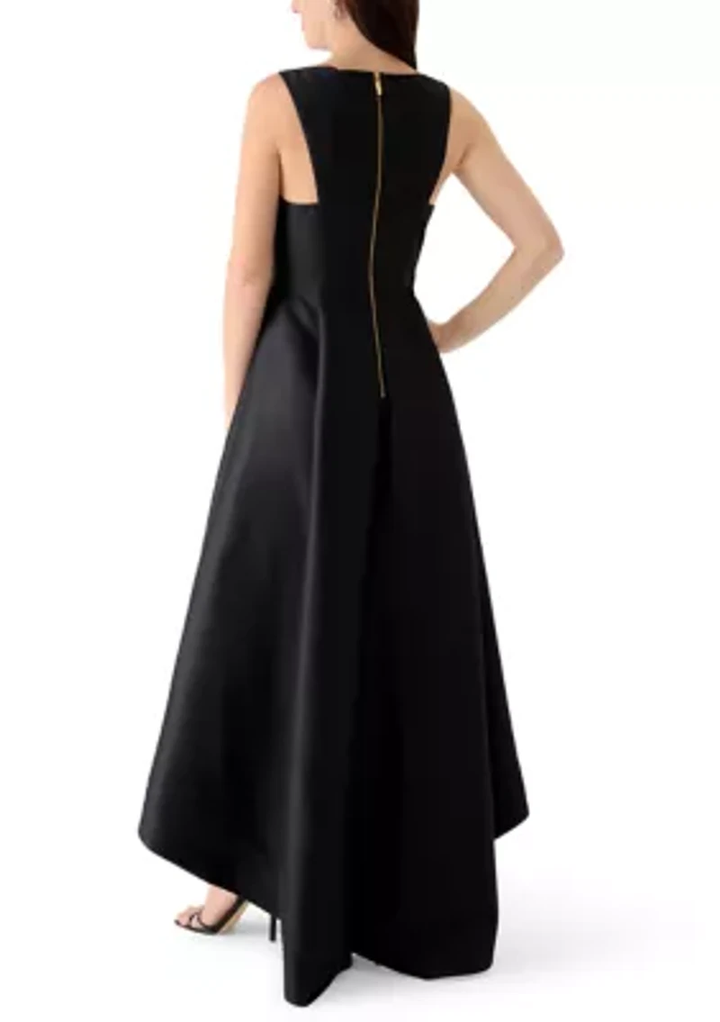 Women's V-Neck High Low Gown